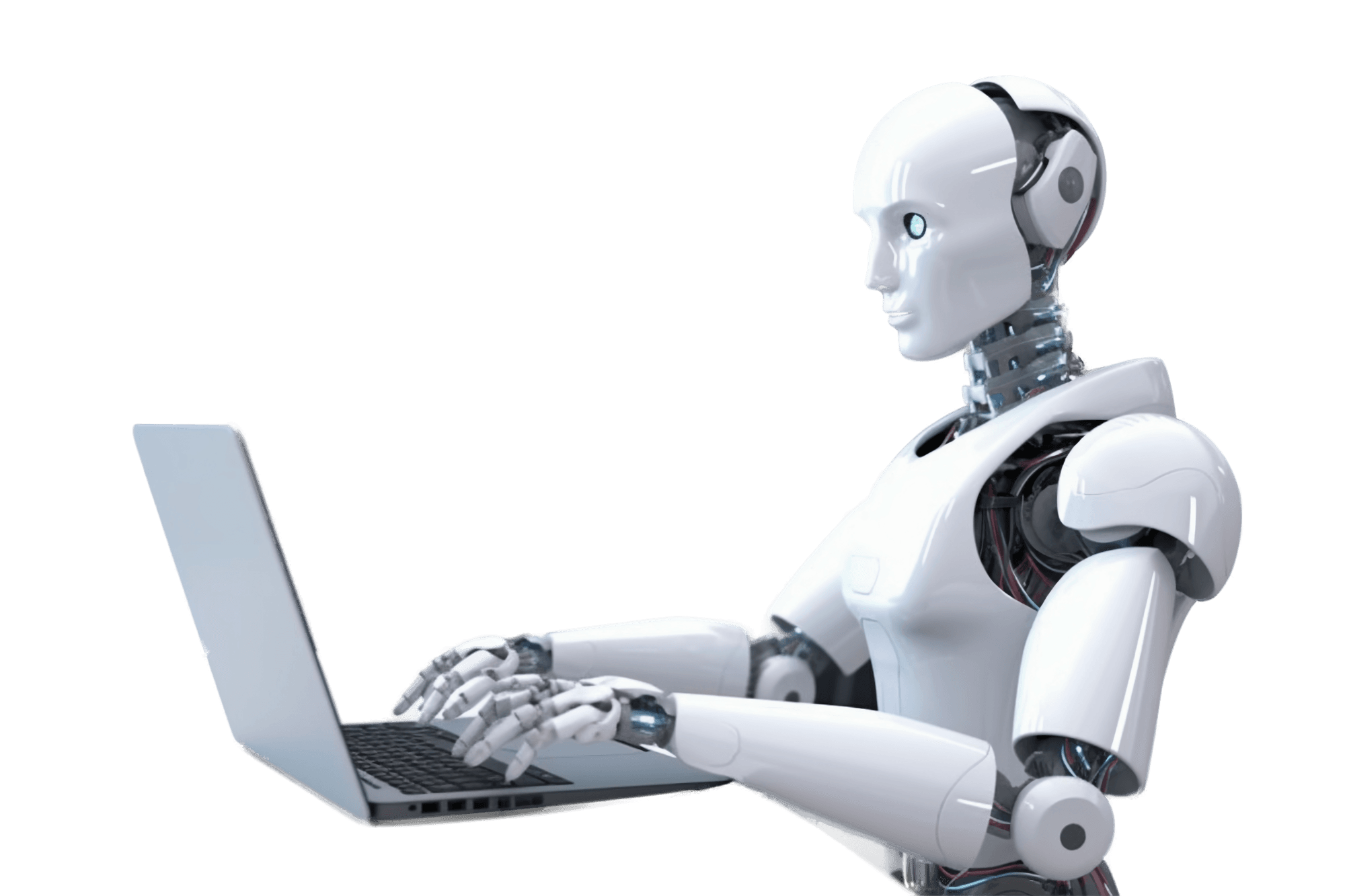 Assistente NexaLabs a operar um portátil